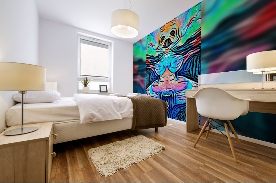 Rainbow Warrior Goddess Mural print