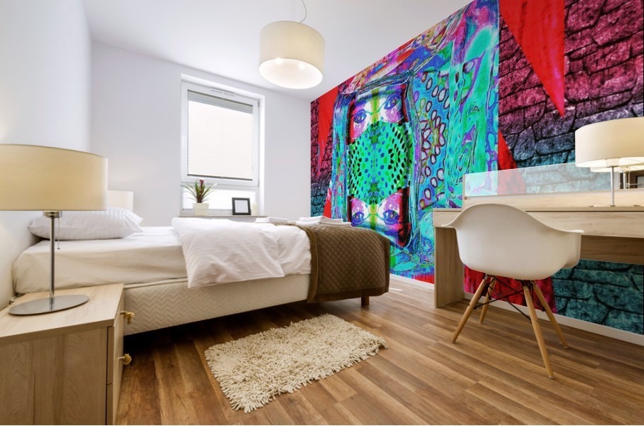 Iced Cubed Mural print