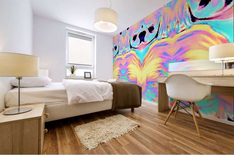 Dog God Mural print
