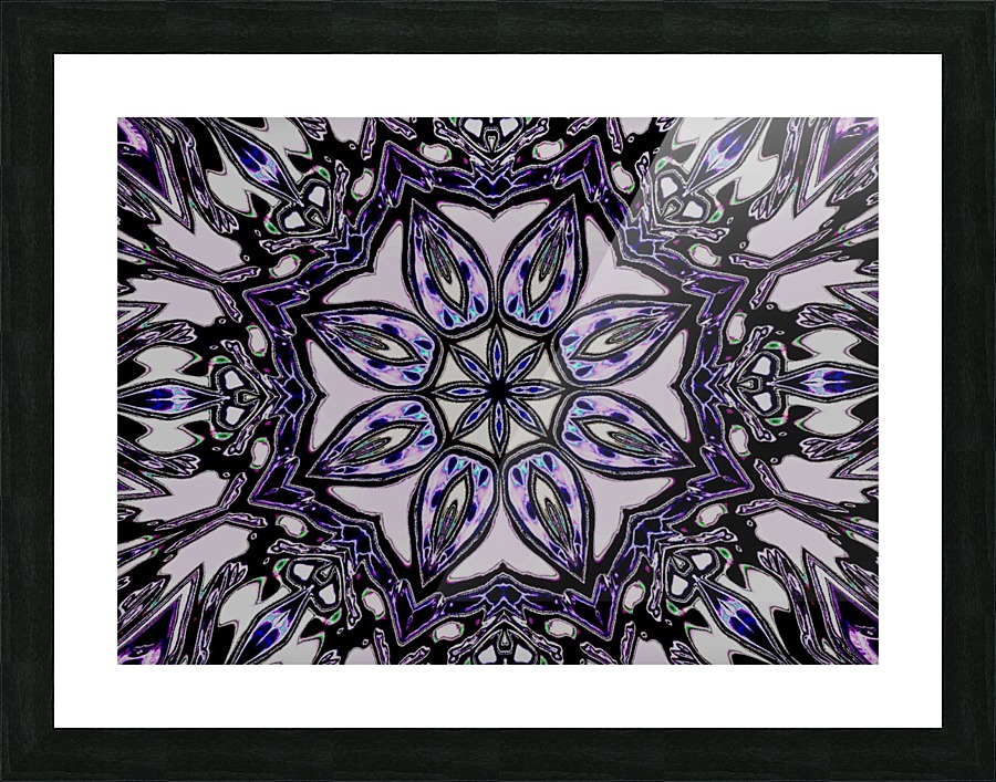 Purple Crystalis  Picture Frame print