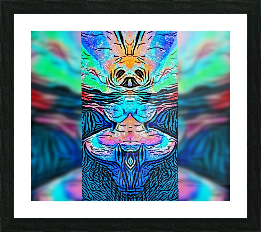 Rainbow Warrior Goddess Picture Frame print
