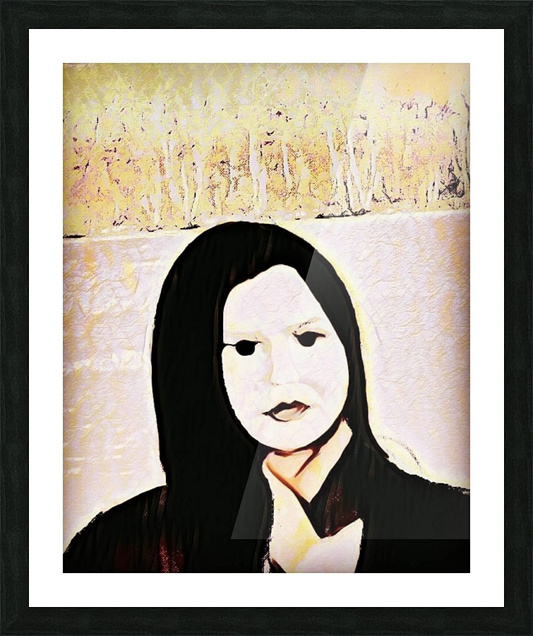 Doll Face Picture Frame print