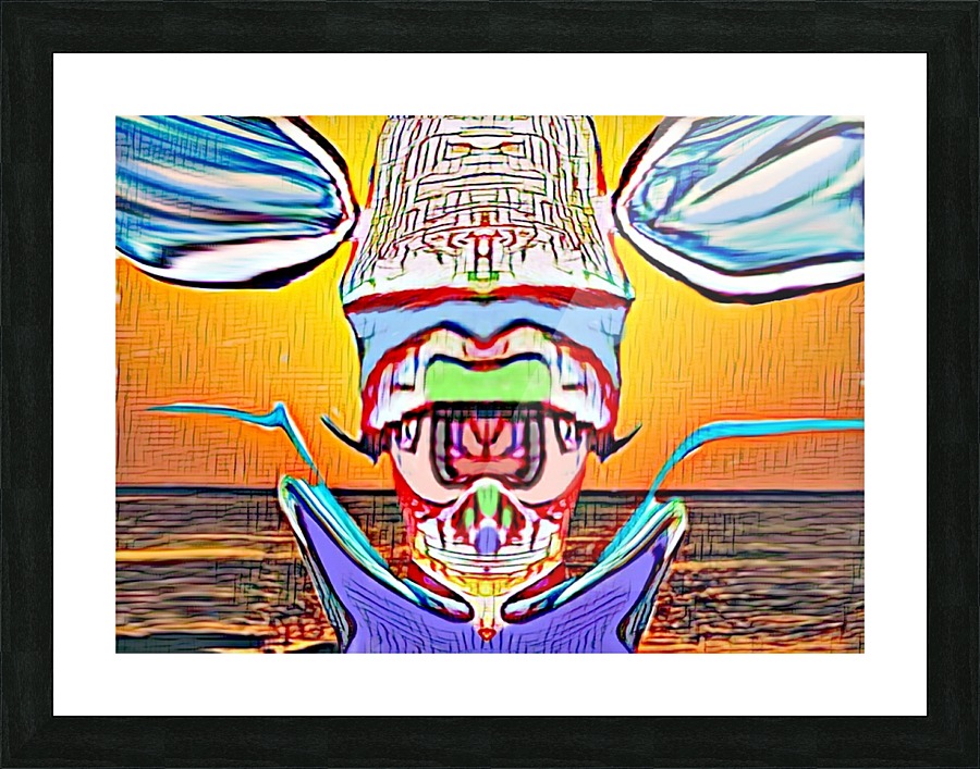 On a Boat Picture Frame print