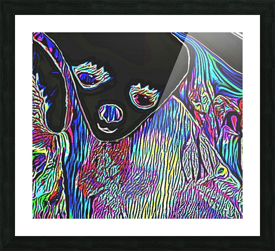 Neon Dreams Picture Frame print