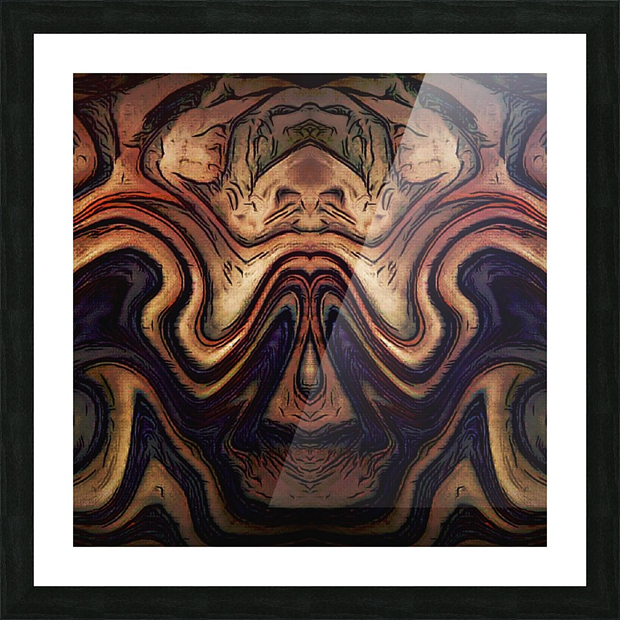 Abstract Monk Picture Frame print