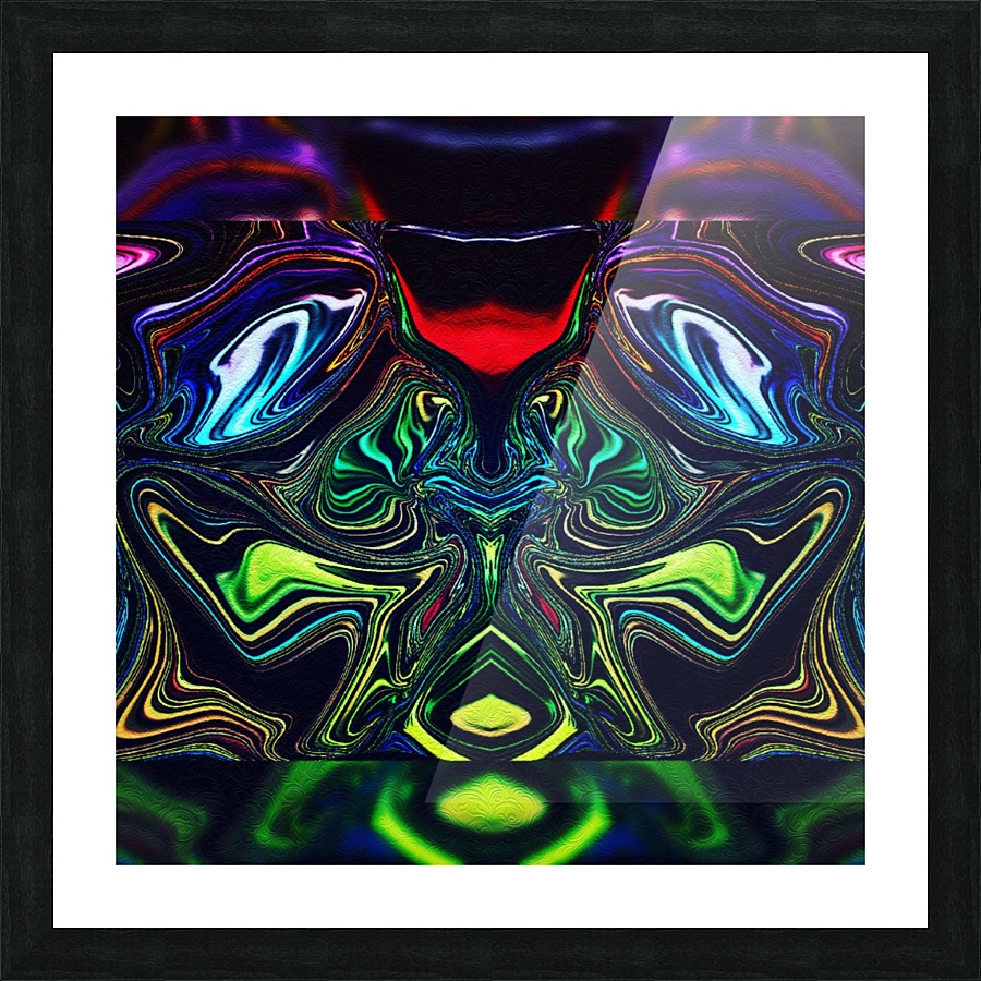 Electro Ninja Mouse Picture Frame print