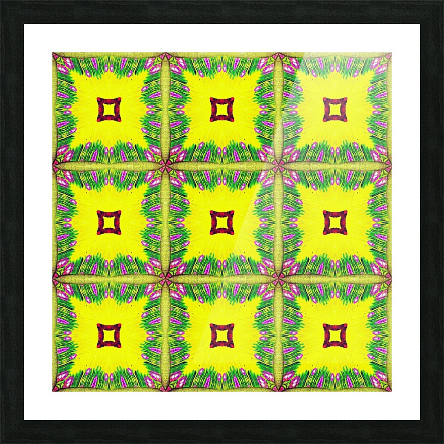 Squared Squares Picture Frame print