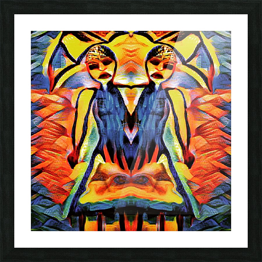 Rainy Day Twins  Picture Frame print