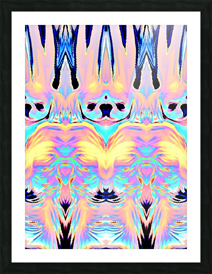 Dog God Picture Frame print