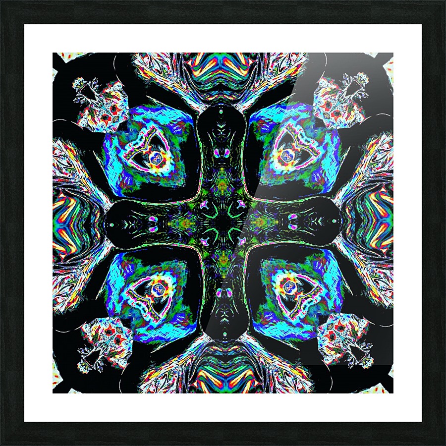 Alien Religion Picture Frame print