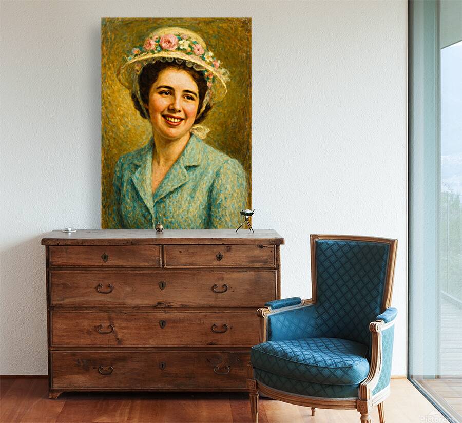 Easter Bonnet Lady Reproduction
