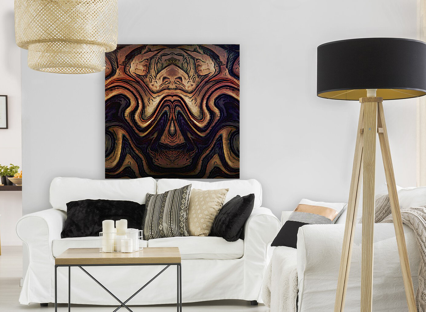 Abstract Monk Reproduction
