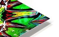 Green Virosprere abstract  HD Metal print