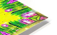 Yellow Squared HD Metal print