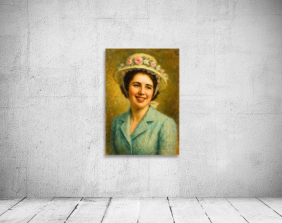 Easter Bonnet Lady Wall Preview