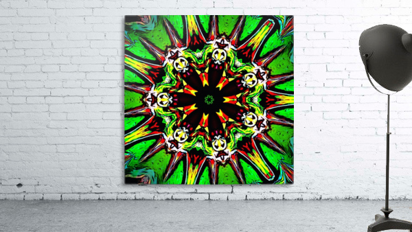 Green Virosprere abstract  Wall Preview