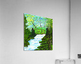 Stream Bridge Acrylic Print