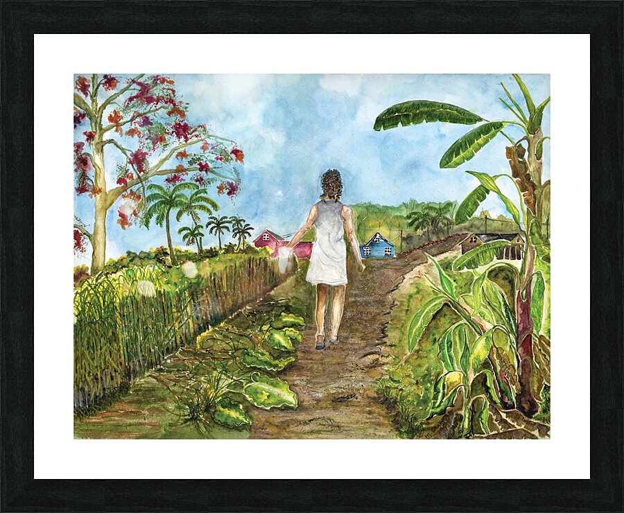 IslandVacation jpg Picture Frame print