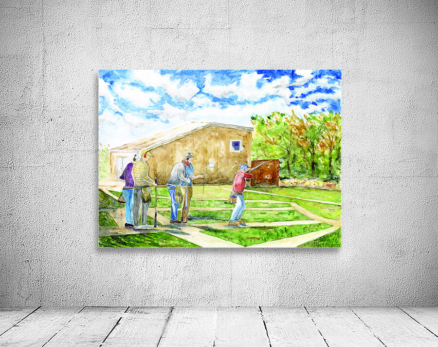 Skeet Shooting Wall Preview
