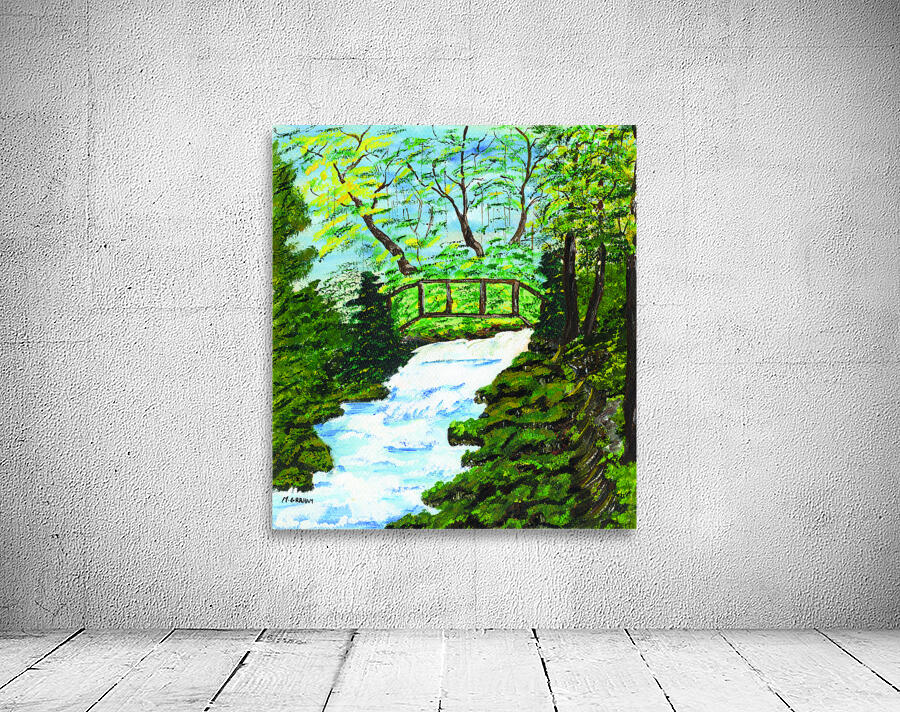 Stream Bridge Wall Preview