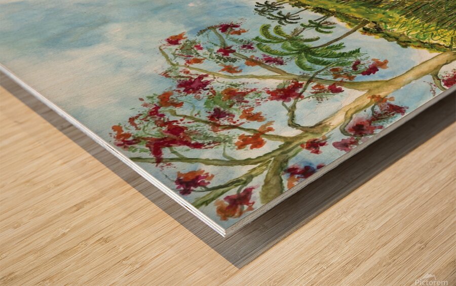 IslandVacation jpg Wood print