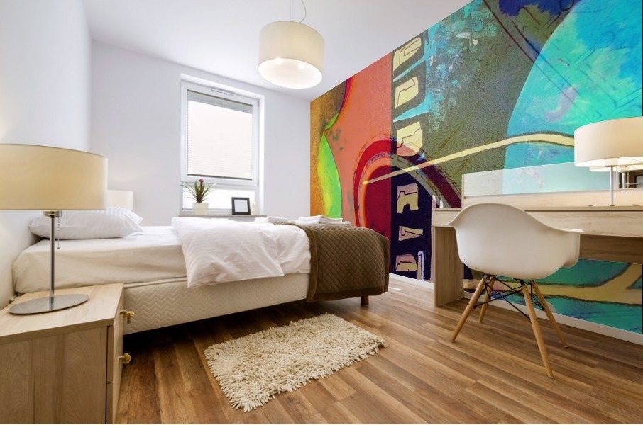 Guitaring Mural print