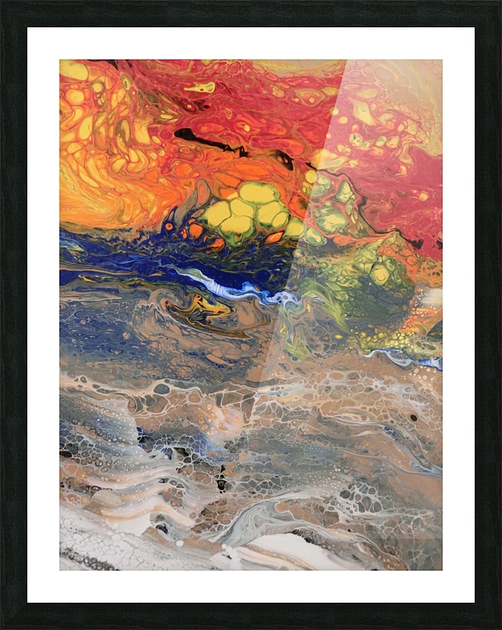 SunsetSurfer Picture Frame print