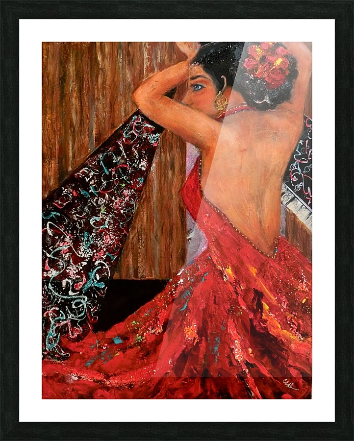 Baliora Dance Picture Frame print