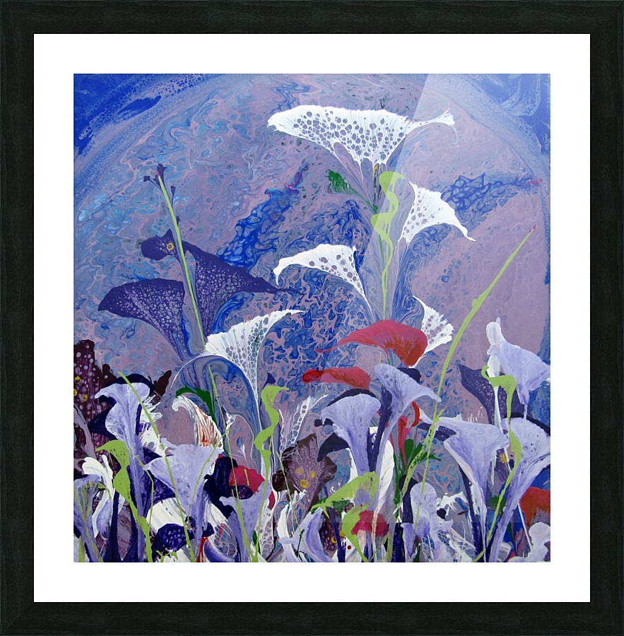 Moonflowers Picture Frame print