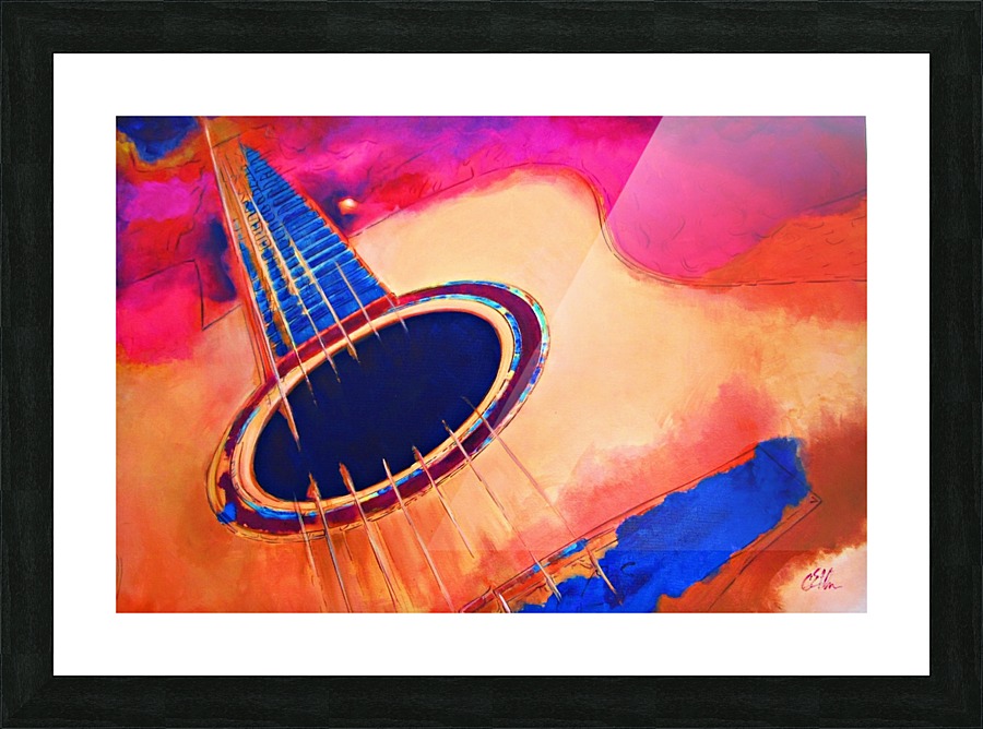 Music Man Picture Frame print