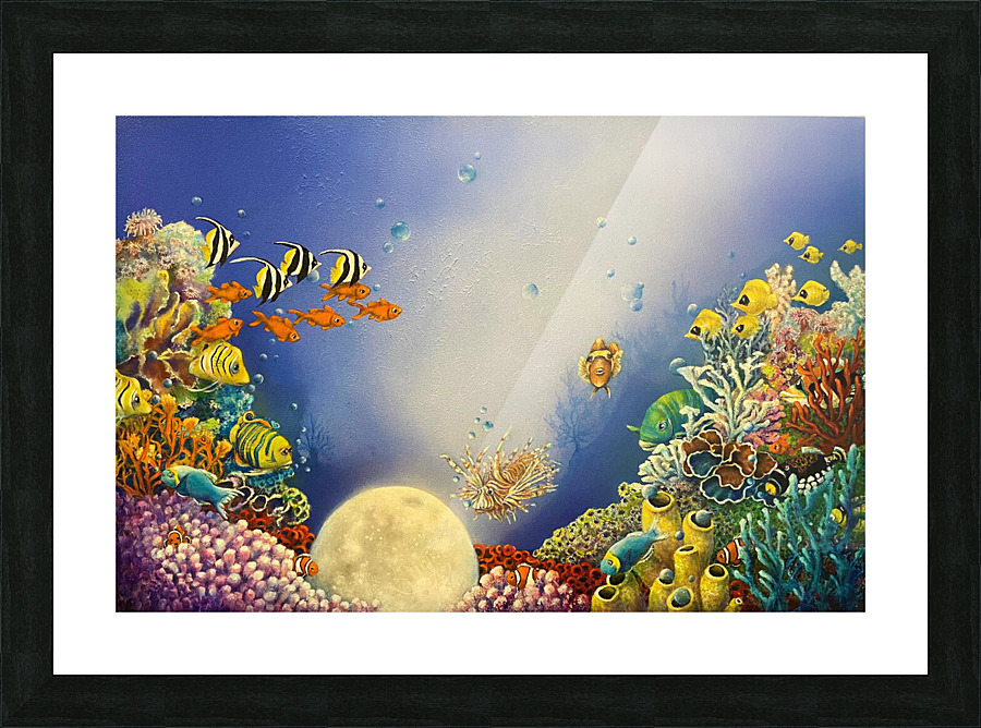Save the Ocean 2 Picture Frame print