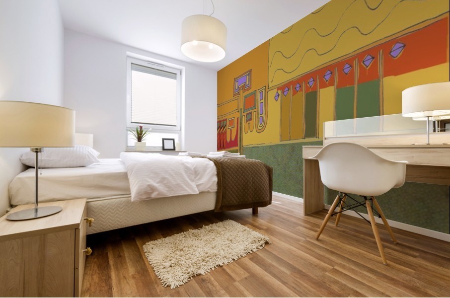 Abstract Painting  0621 Mural print