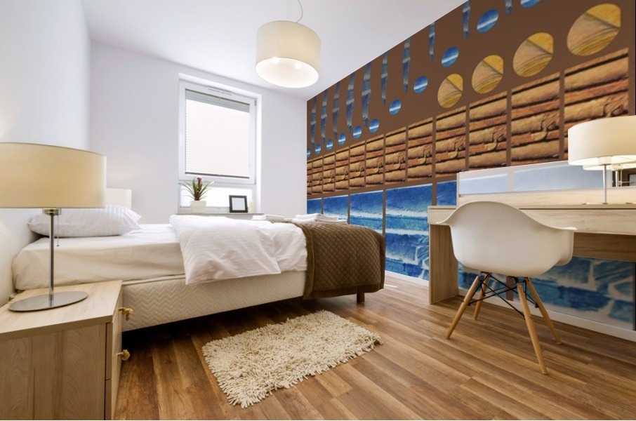 Abstract Construction 653 Mural print