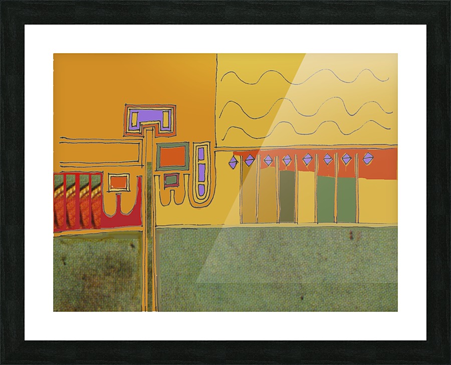 Abstract Painting  0621 Picture Frame print