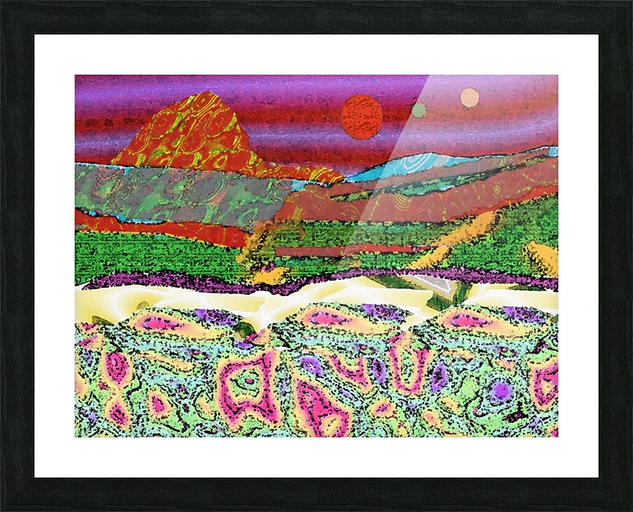 Mountainscape 0625 Picture Frame print