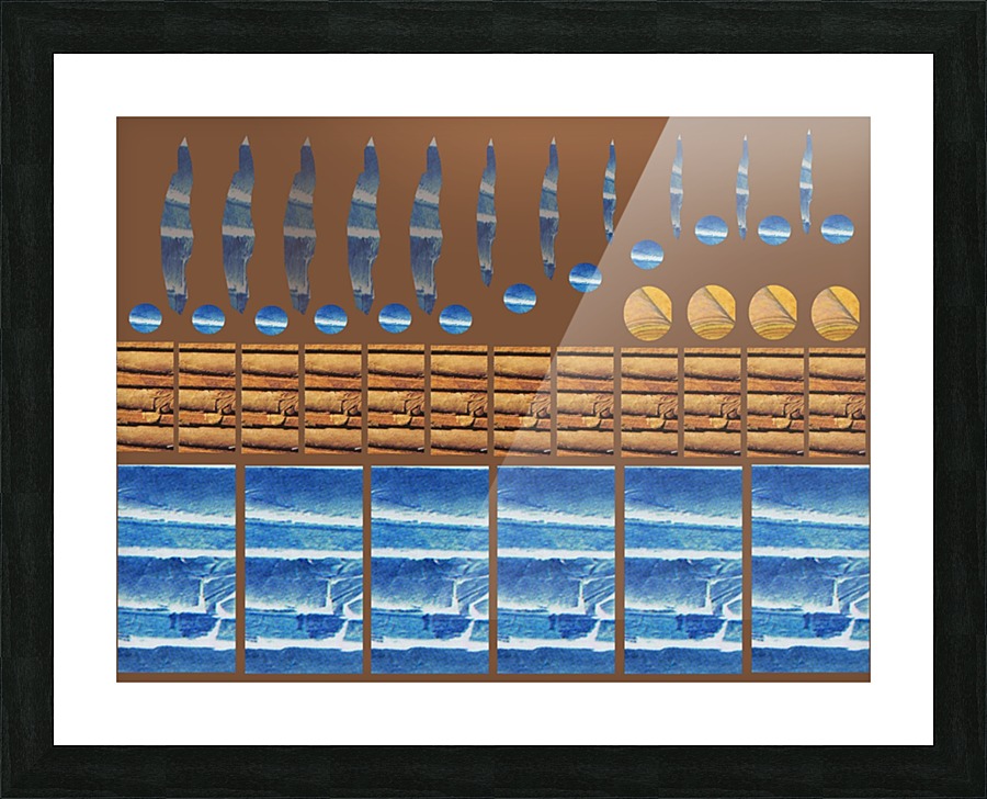 Abstract Construction 653 Picture Frame print