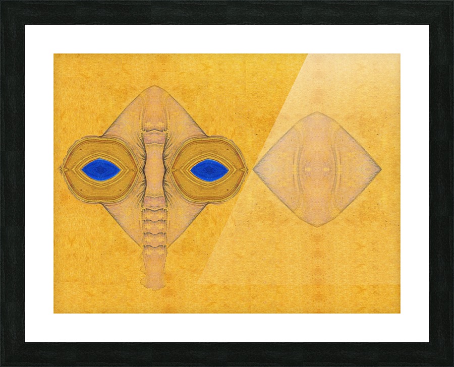Abstract Masks 0626 Picture Frame print