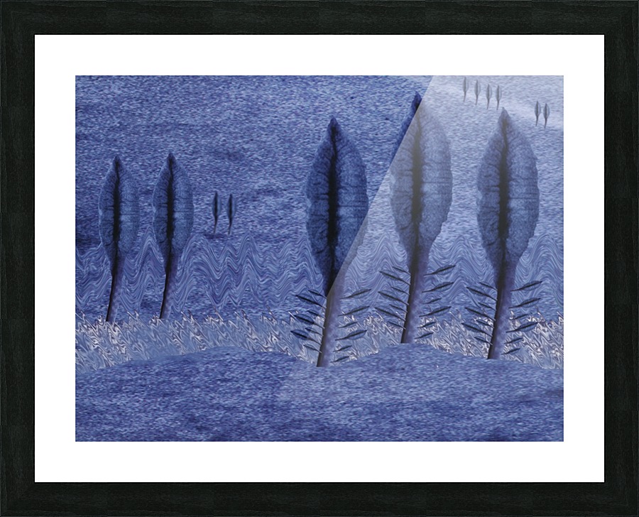 Abstract Landscape 666 Picture Frame print