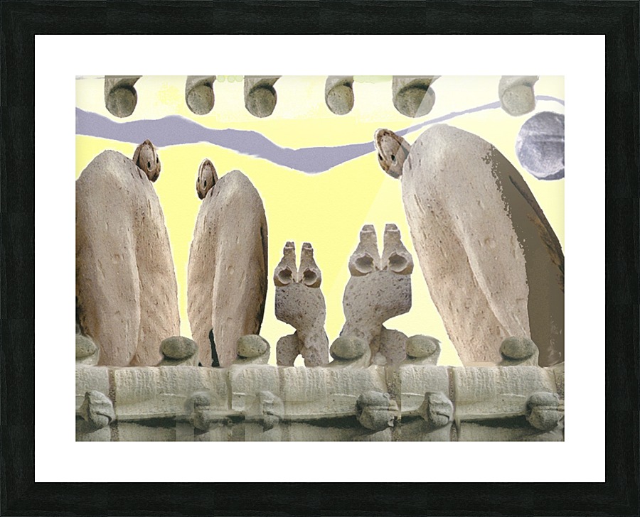 Visitors 737 Picture Frame print