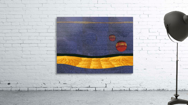 Two Moon Landscape 0628 Wall Preview