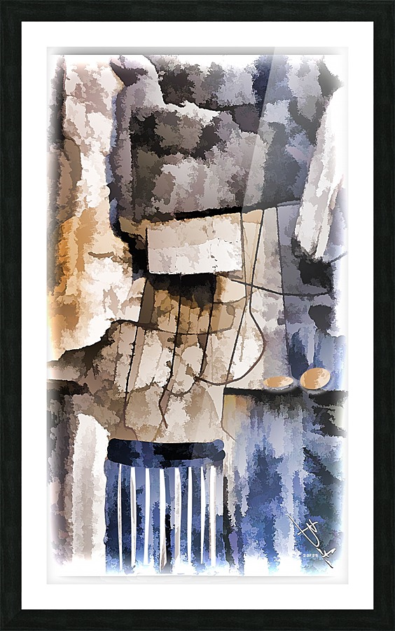 The baker Picture Frame print