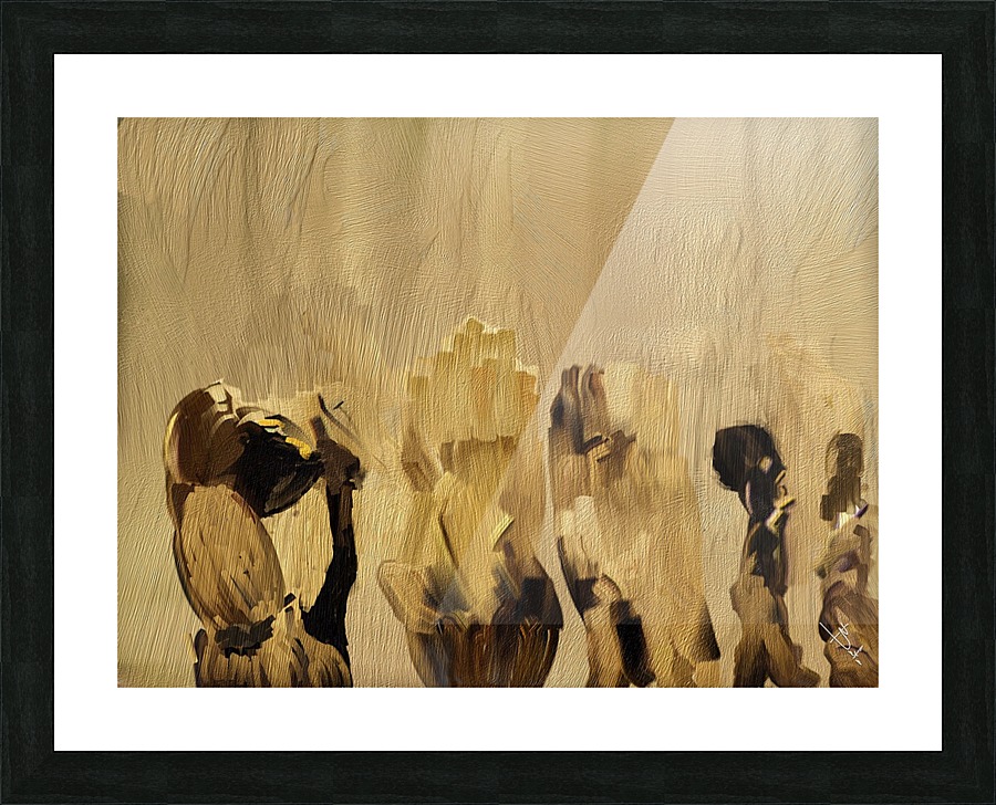 Market day Picture Frame print