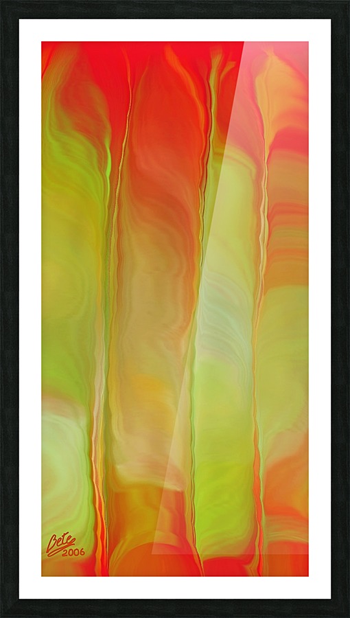 The bulge Picture Frame print