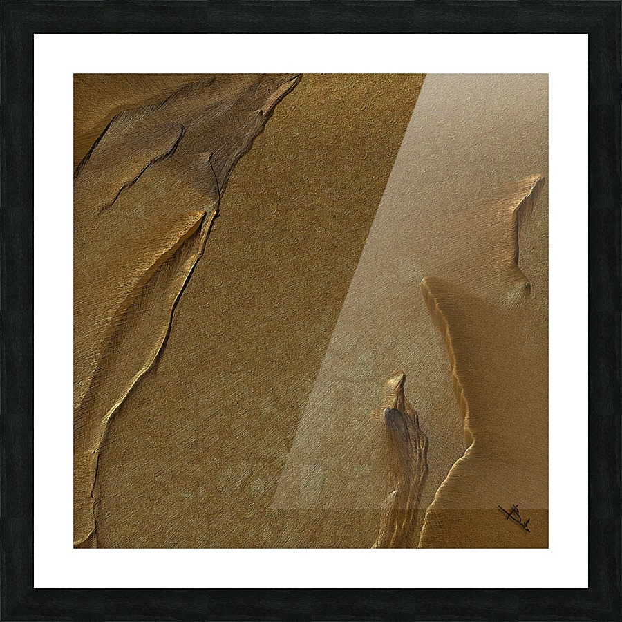 Sand mirage Picture Frame print