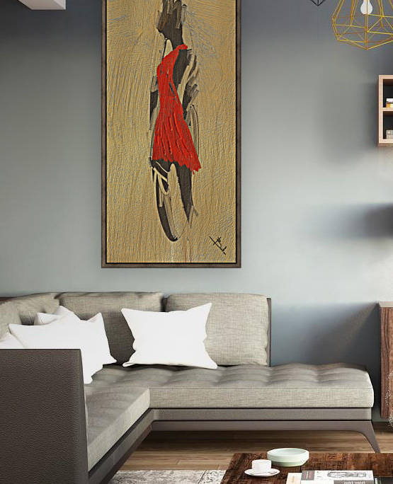 Red dress by Betty De Oliveira
