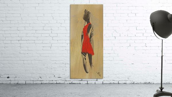 Red dress Wall Preview