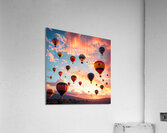 Hot Air Ballon Sunset Acrylic Print