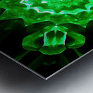 Emerald Flower Metal print