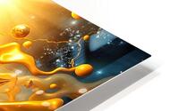 Golden Entity HD Metal print