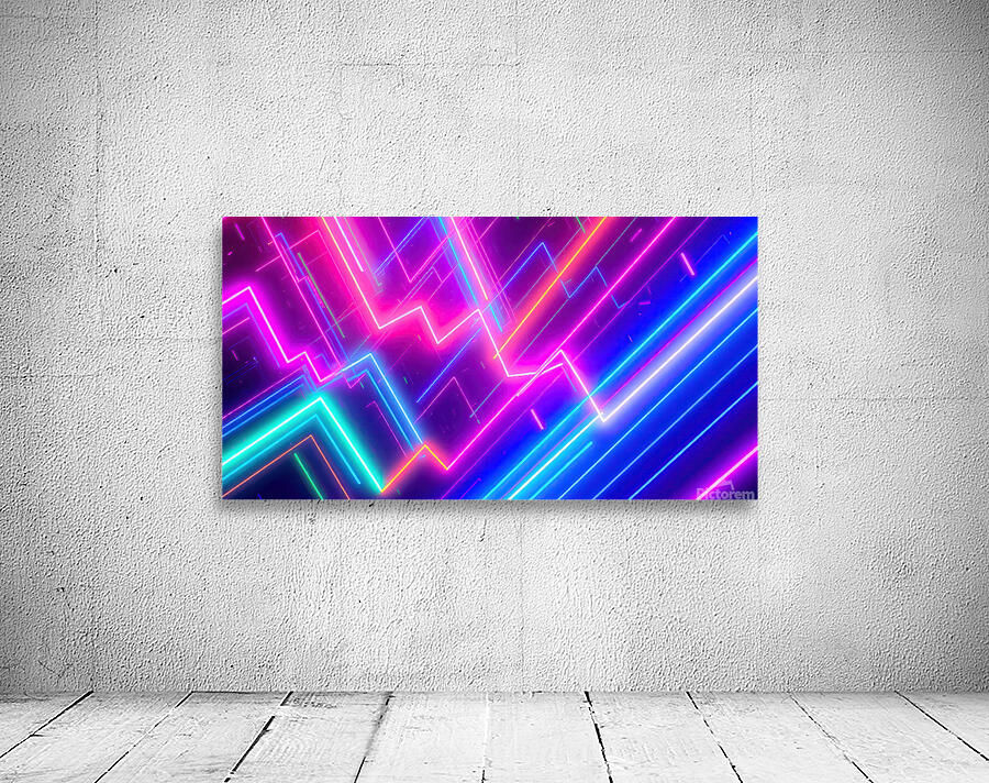 Neon Perplexity Wall Preview